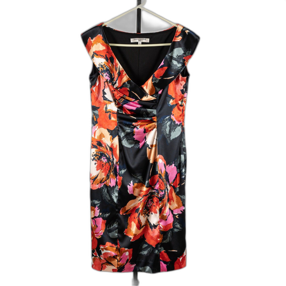 Evan Picone multicolored floral dress size 6P